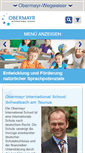 Mobile Screenshot of obermayr-international-school.com